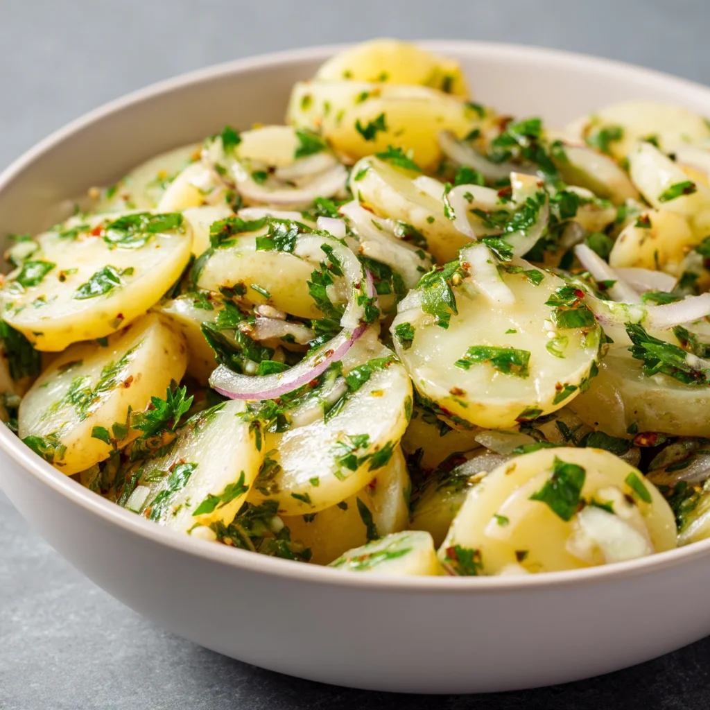 Easy German Potato Salad: Bacon, Vinegar, & 30-Minute Prep
